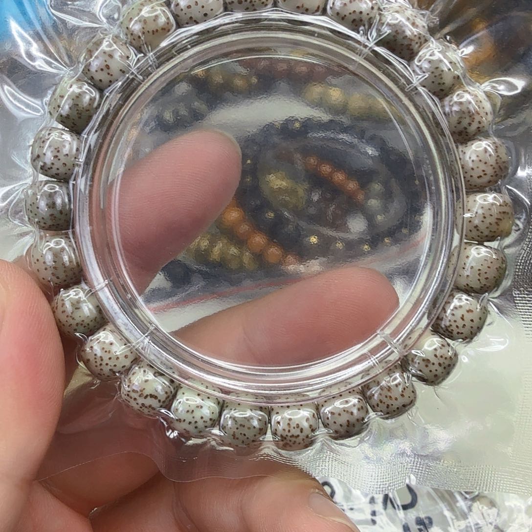 星月菩提手串3练手糯冰星月菩提单圈9×8