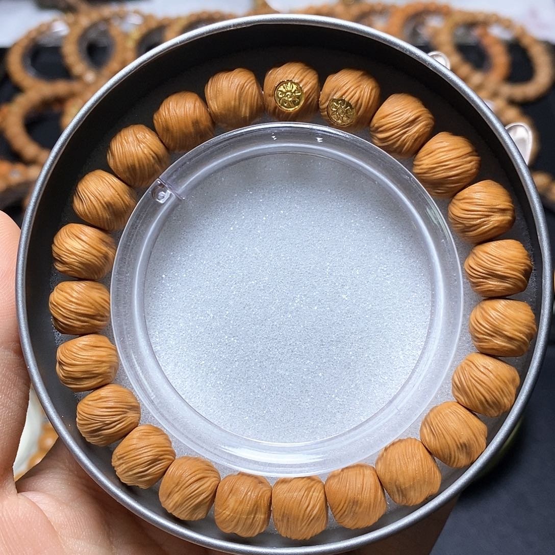 猴头核桃手串双标鬼印无相尺寸11左右全品单号75号