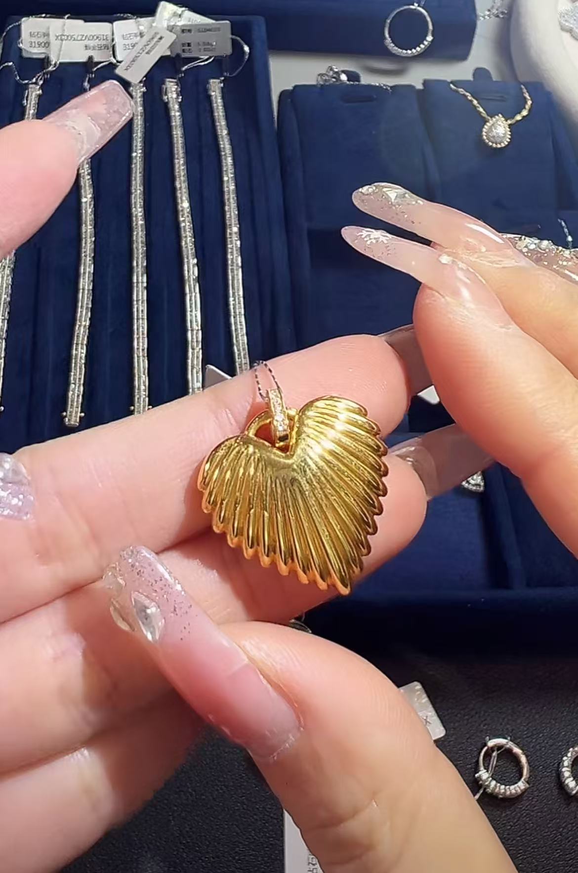 【涂涂高定珠宝】18k钻石爱心百搭扣