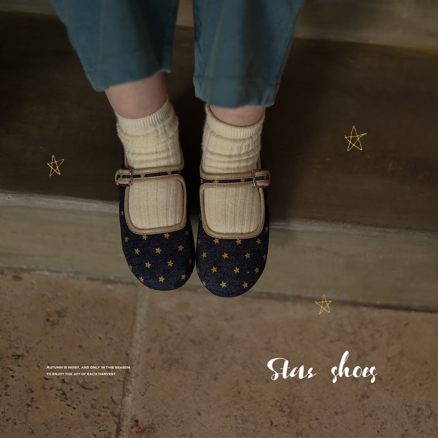 幼儿园宝宝百搭魔术贴布鞋允儿妈女童秋季新款小布鞋儿童软底鞋子