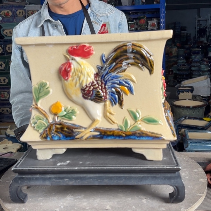 一风堂石湾花盆 内22*19