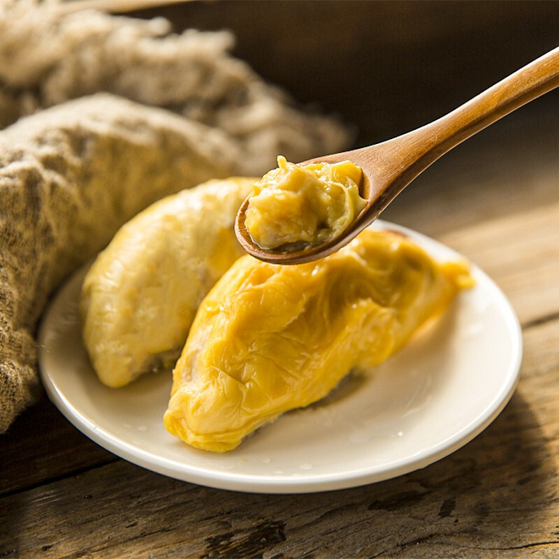 9月专属新鲜榴莲纯肉1-2.5斤干包核小软糯香甜金枕榴莲榴莲同城送金枕泰国