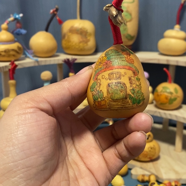 直播间葫芦烙画葫芦