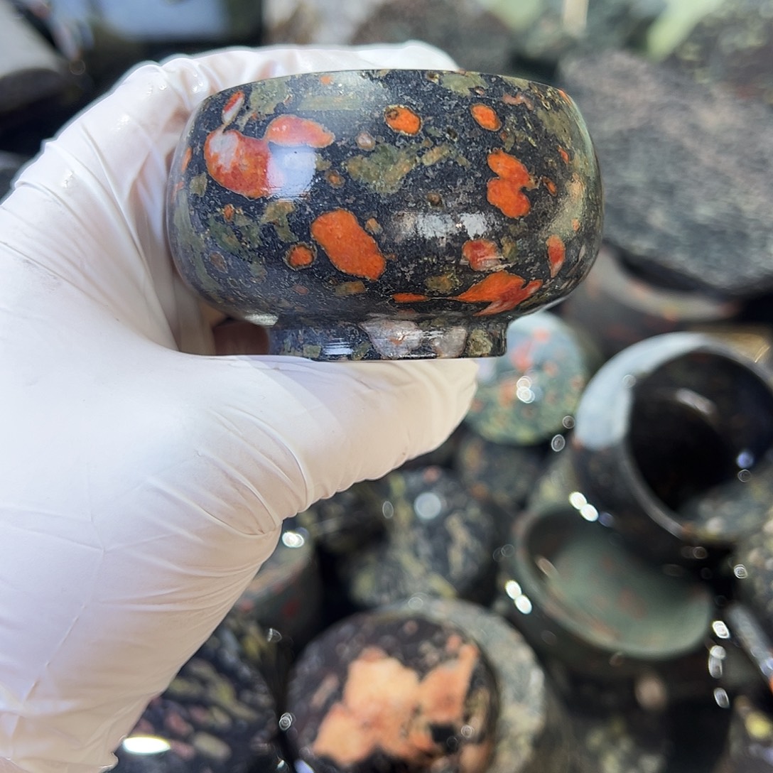 梅花玉鱼缸石茶周边不退不换