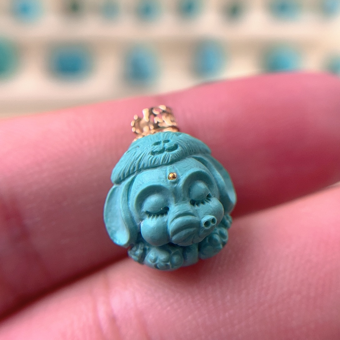 未镶嵌绿松石珠宝奇石