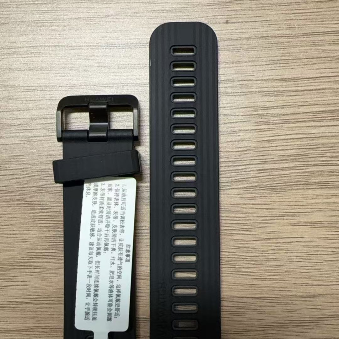 准新品 Huawei/华为 WATCH3/4原装适配表带黑色未使用22mm