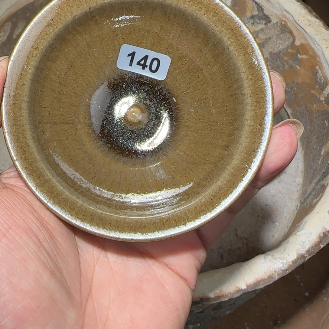 茶盏焦源柴烧自然还原140