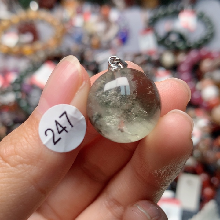 水晶吊坠(不含链)未镶嵌