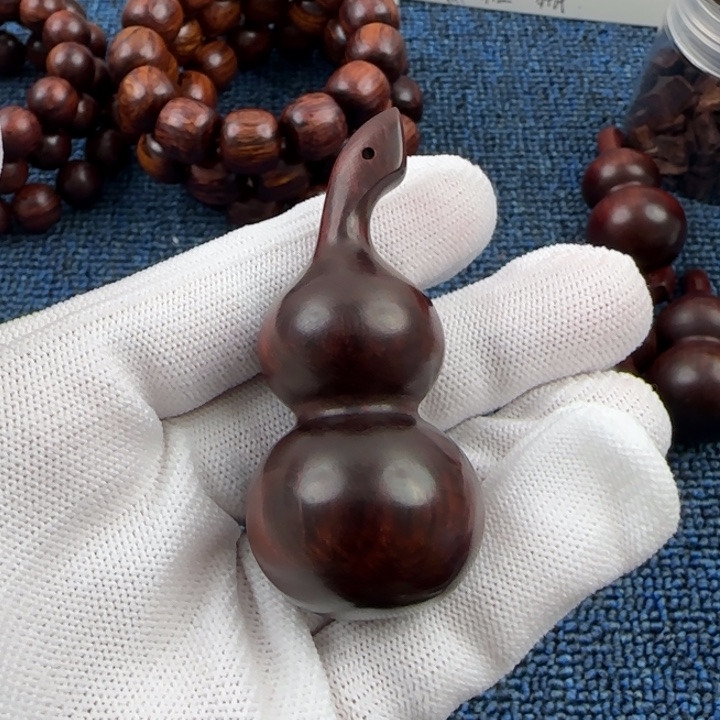 降真香海南红将花梨公葫芦