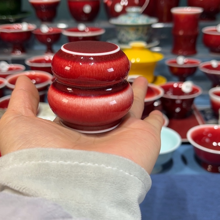 景德镇浅行窑葫芦盖置