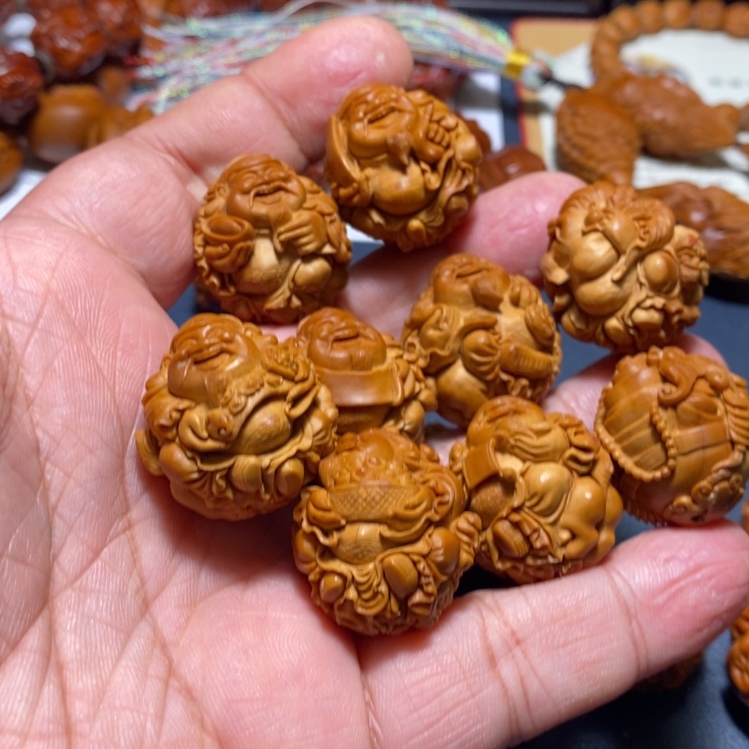 小***道橄榄核手串/手链觅核链接