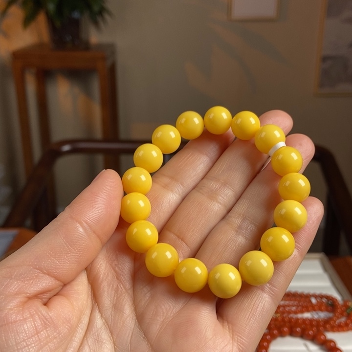 琥珀手链未镶嵌蜜蜡手串11