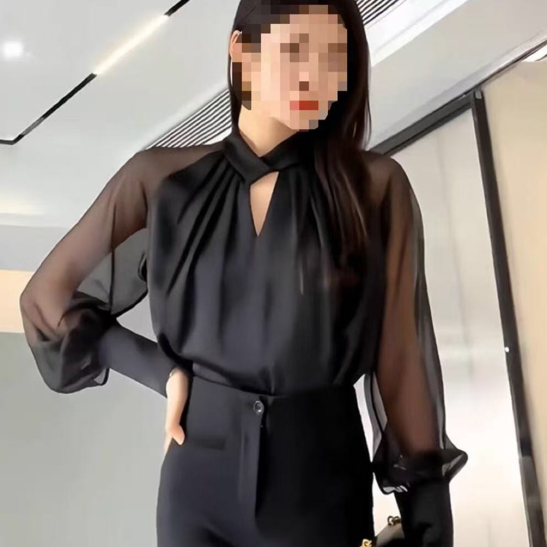 【张大漂亮】网纱拼接打底832