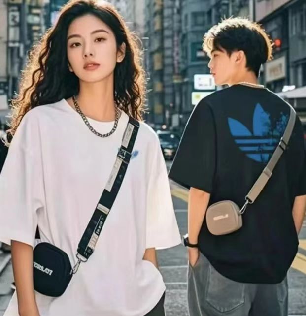 【一折粉丝福利】夏季男女同款百搭时尚潮牌短袖T恤