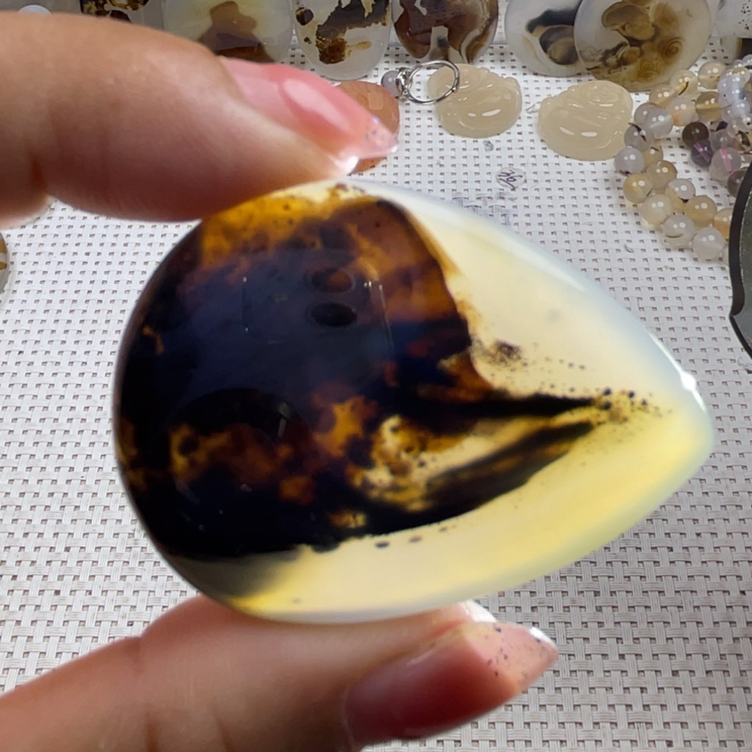 玛瑙/玉髓未镶嵌颈饰