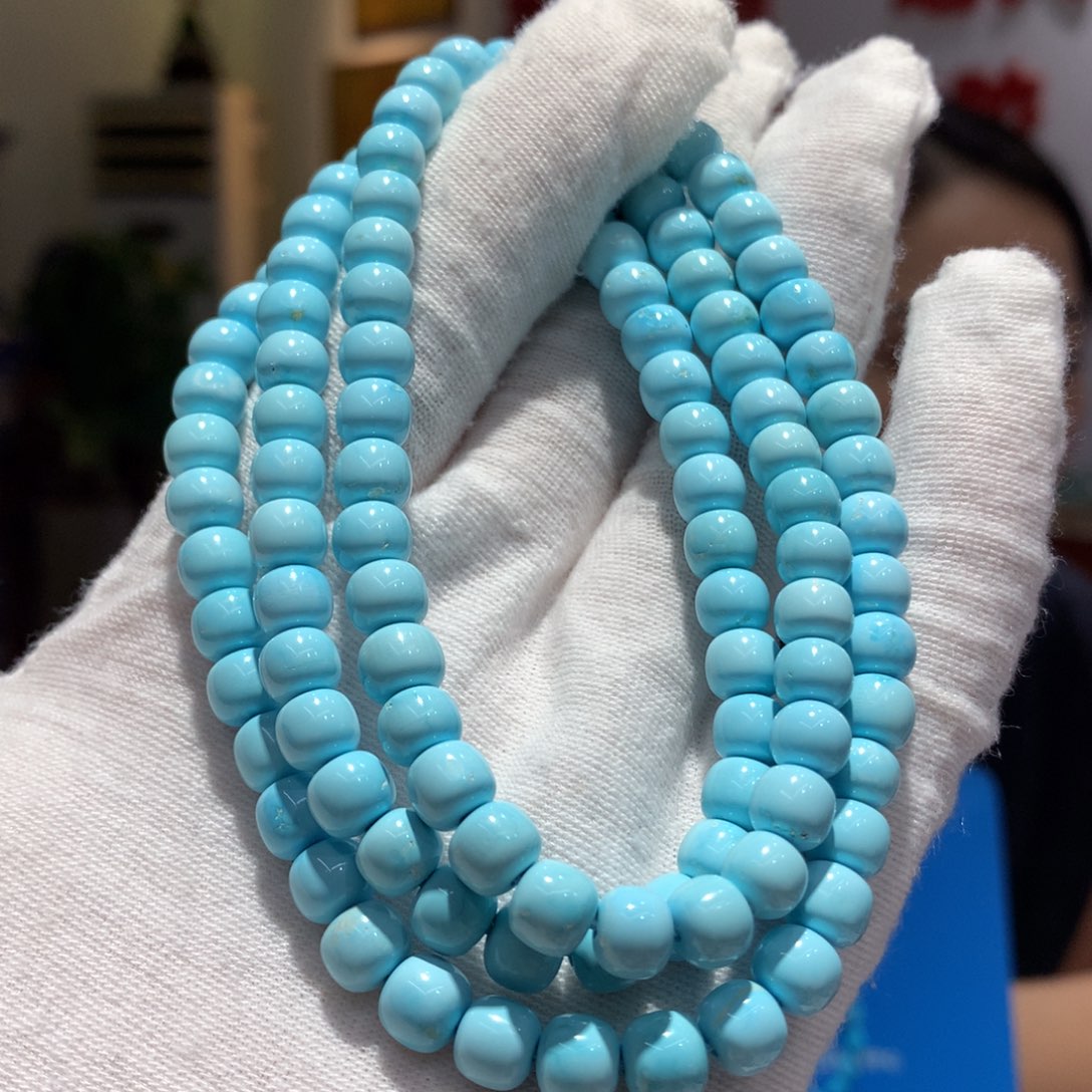 未镶嵌绿松石长链