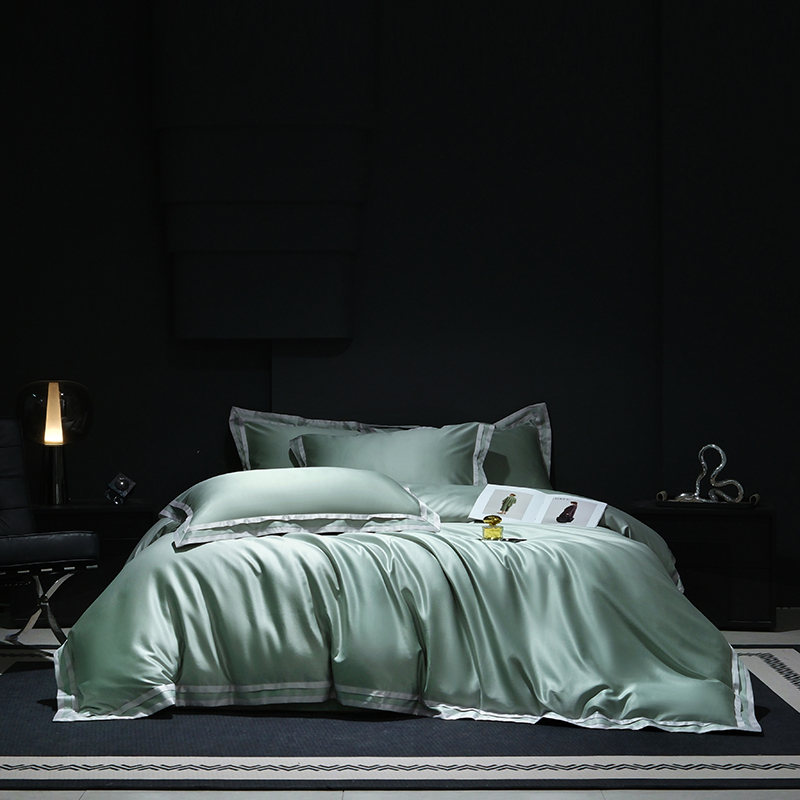 150S高档进口SUPIMA长绒棉四件套-丝绸般丝滑细腻绵绸裸睡床品