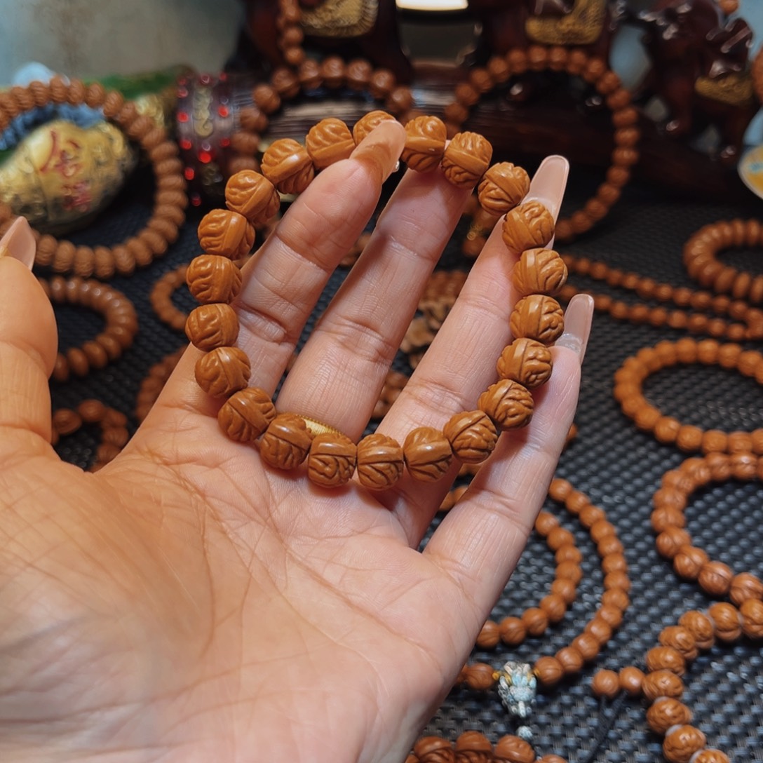 手串桃核12野生小飞龙单圈