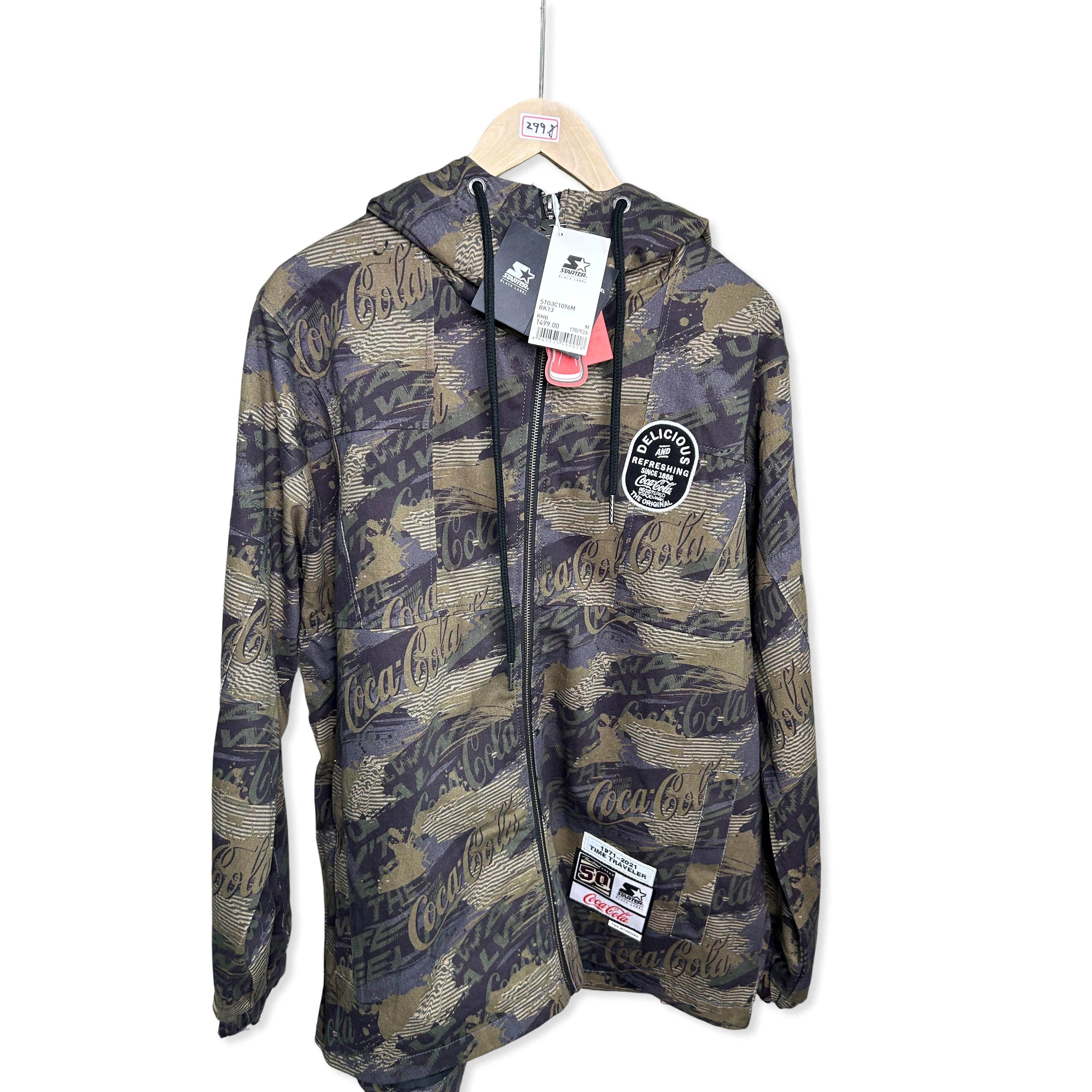 Starter 黑/绿 外套 STG3C1096M