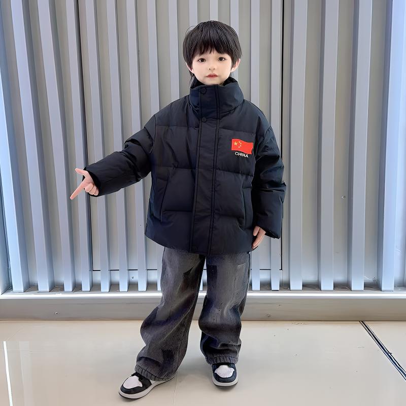 国家队china中长款男女同款国旗羽绒服白鸭绒保暖体育生儿童外套