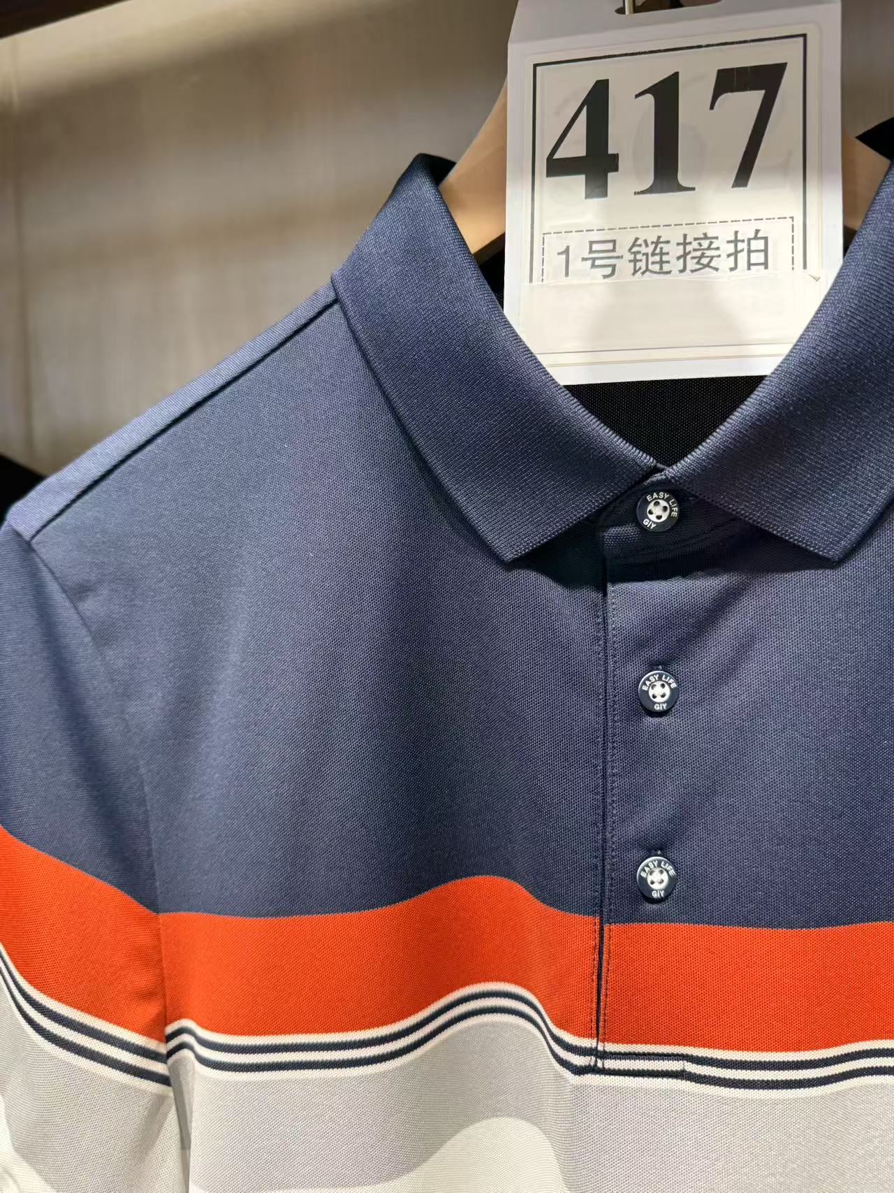 【牙哥夫妇】417#男装商务短袖 