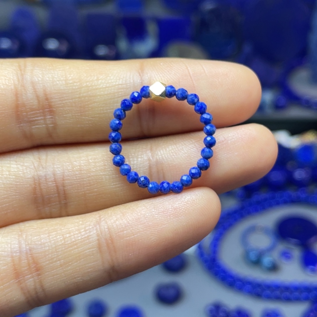 青金石未镶嵌2mm戒圈