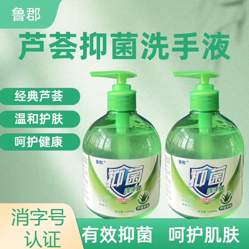 家用芦荟香型抑菌洗手液清香型消毒低泡易清洗护手清新清爽低泡