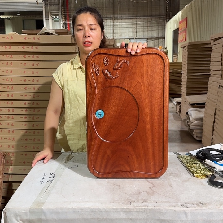 花梨木茶盘55*35尺寸