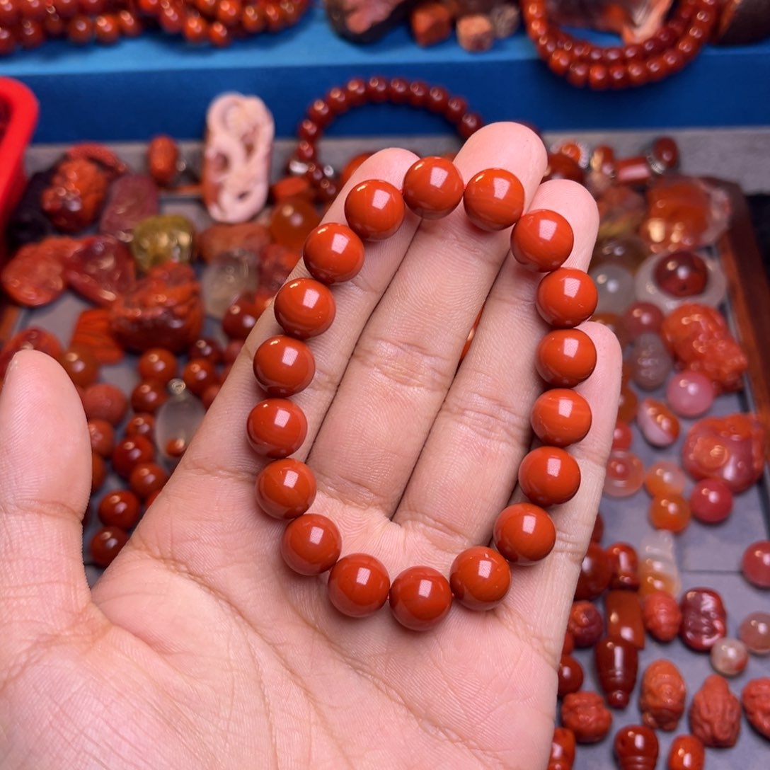 未镶嵌手链南红玛瑙