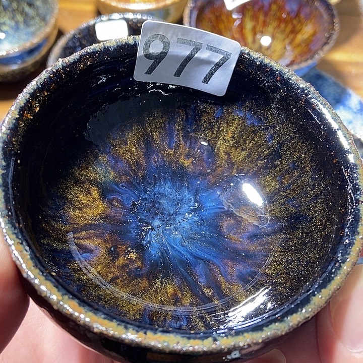 茶盏龙窑柴烧柴烧落灰