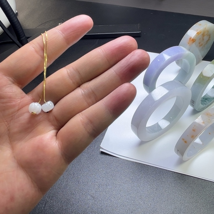 翡翠银S925镶嵌耳饰耳线