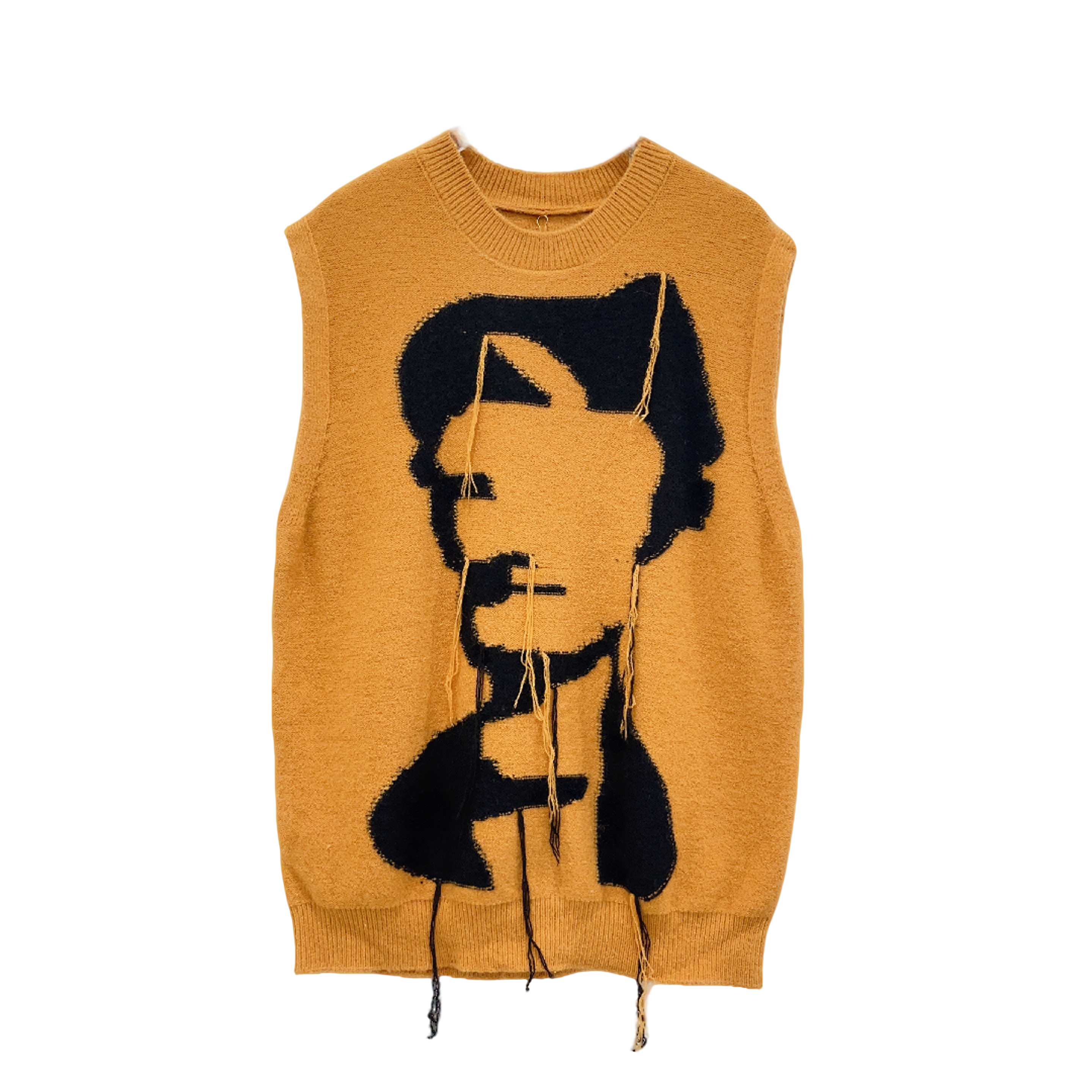 【婷婷专属】X8F51635时尚宽松图案背心