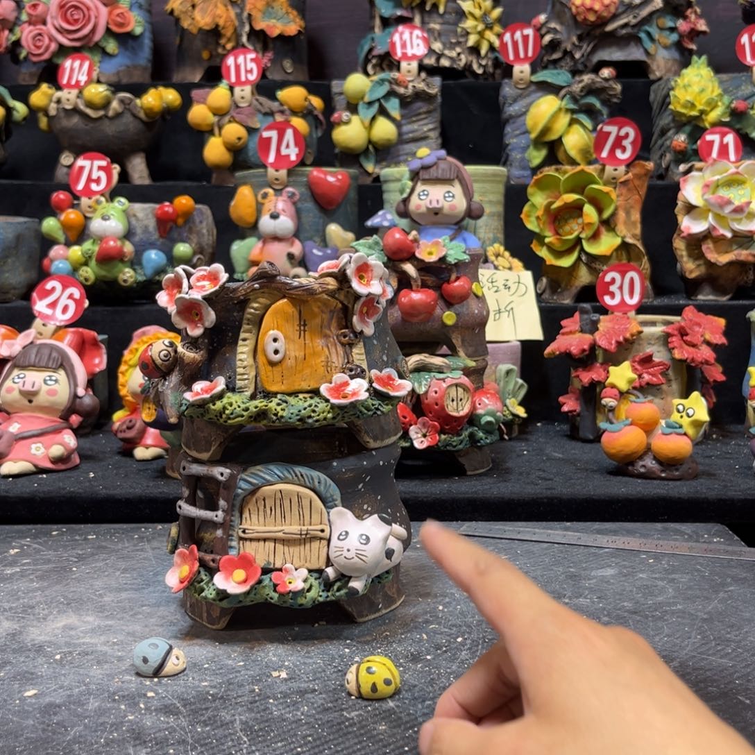 *****白狐花器多肉花盆