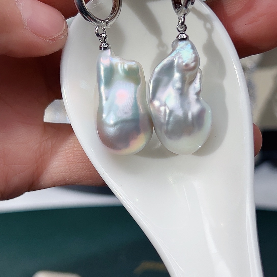 未镶嵌淡水珍珠耳饰