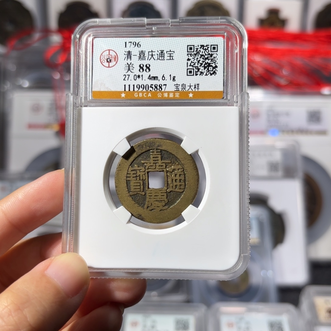 生***样铜嘉庆宝泉当十大样5887 1108.