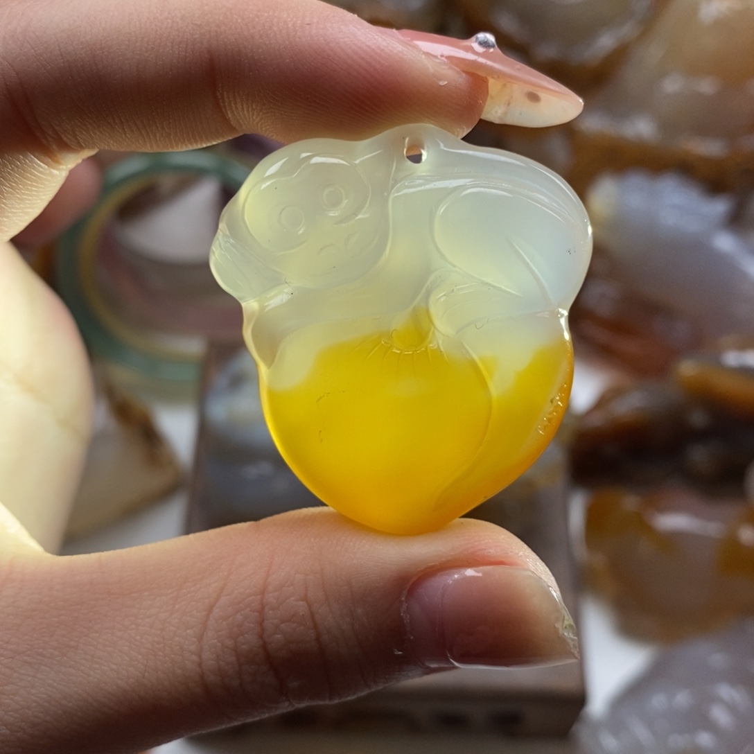 玛瑙/玉髓未镶嵌颈饰