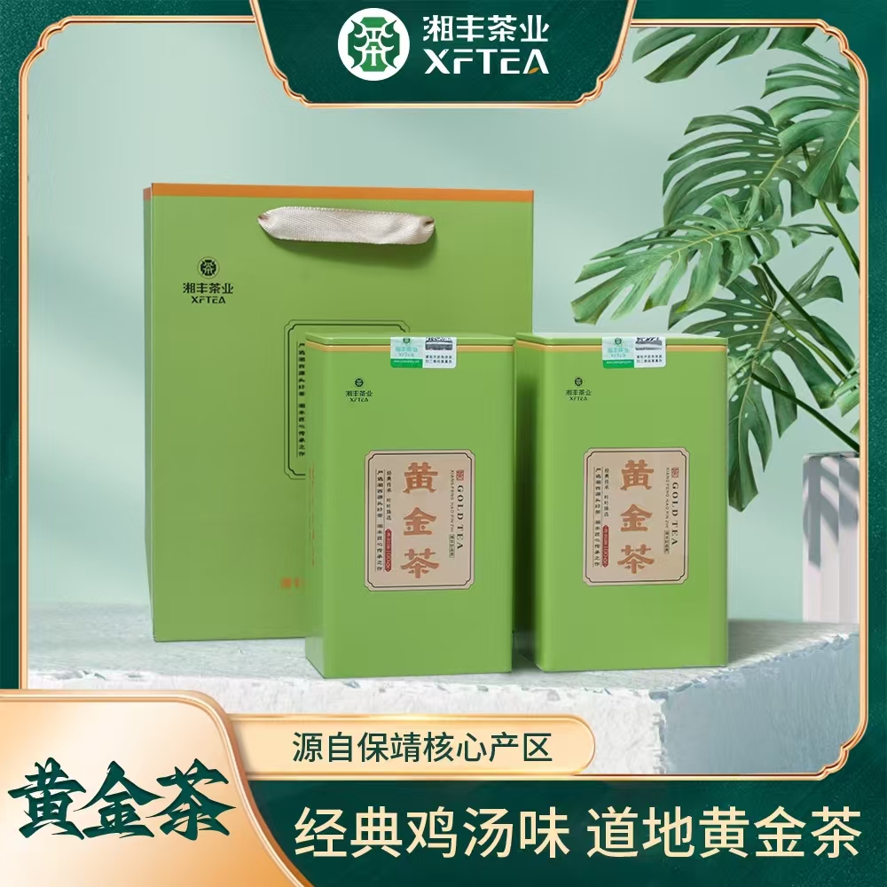 湘丰黄金茶明前采摘一芽一叶四高四绝鸡汤味100g