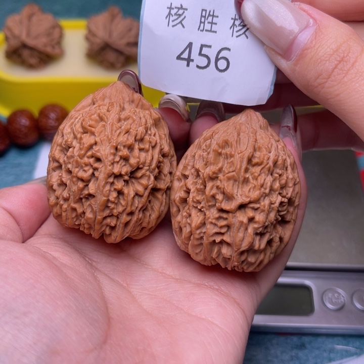 把件文玩核桃大蒜头38.456