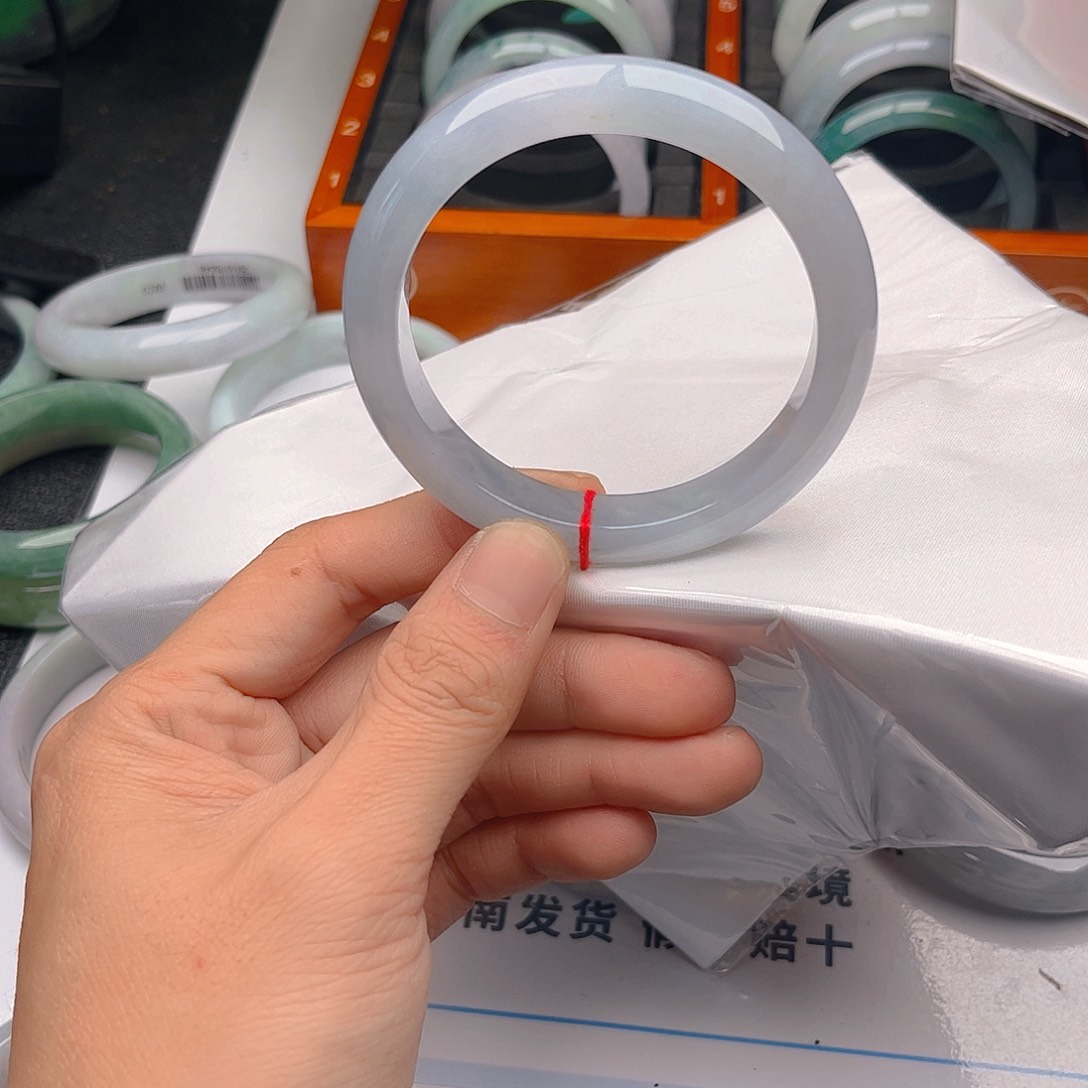 未镶嵌手镯翡翠5859.  144