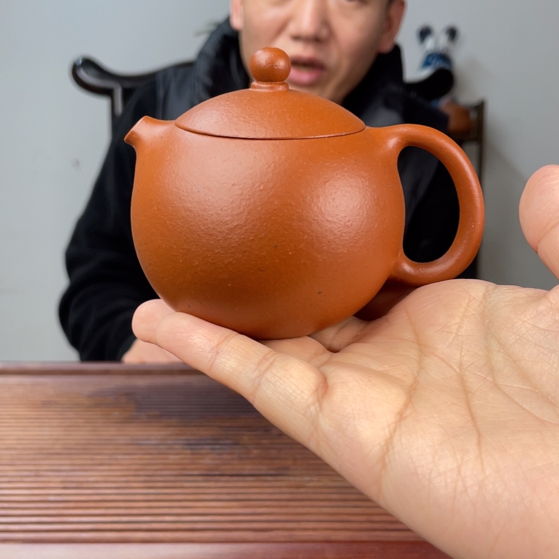 茶壶朱泥瑕疵处理西施老朱泥140cc