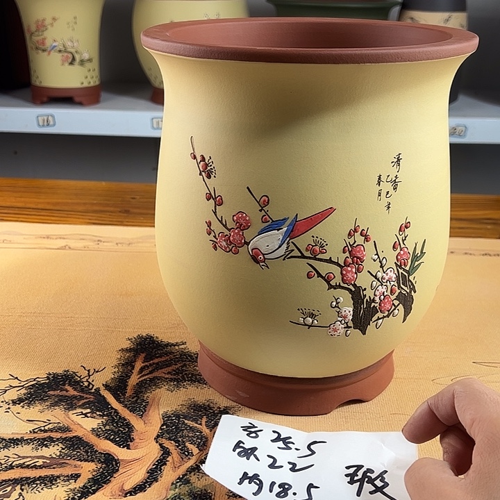 *****紫砂花盆紫砂兰花盆387