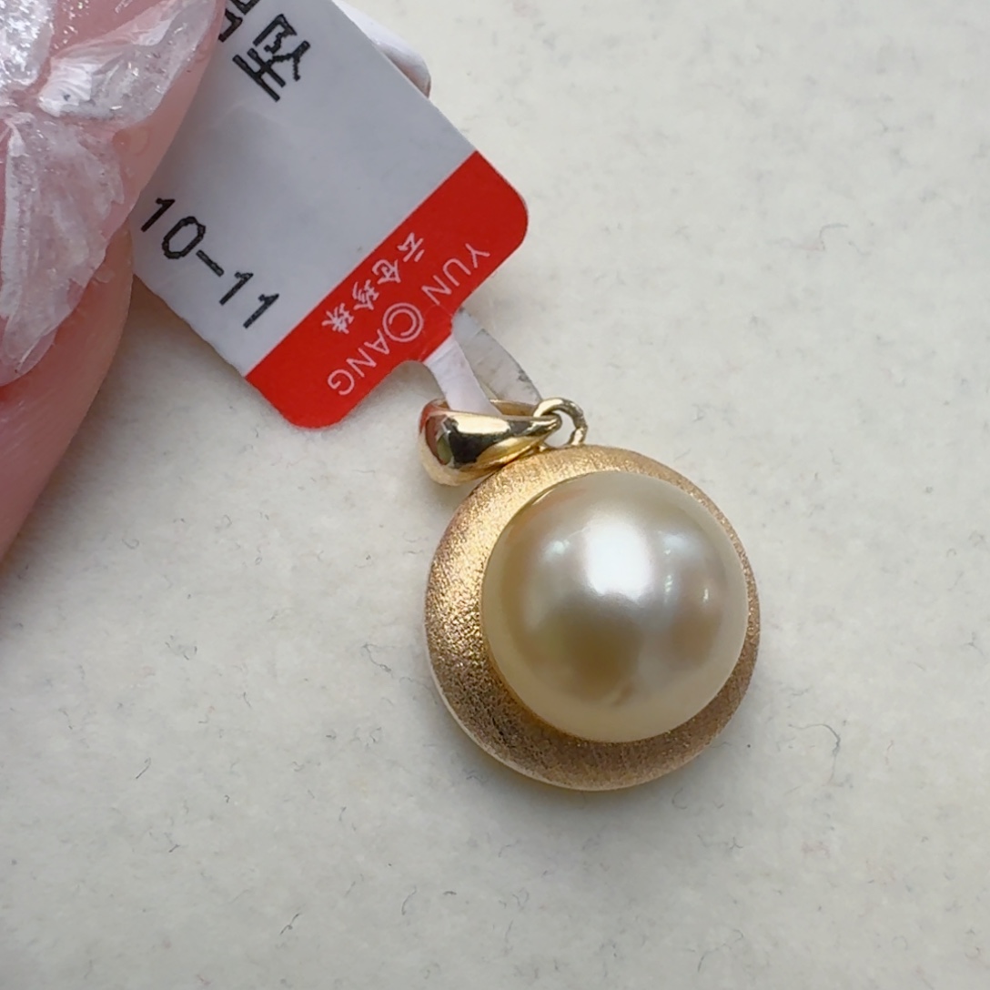 银S925镶嵌颈饰海水珍珠@@jd251