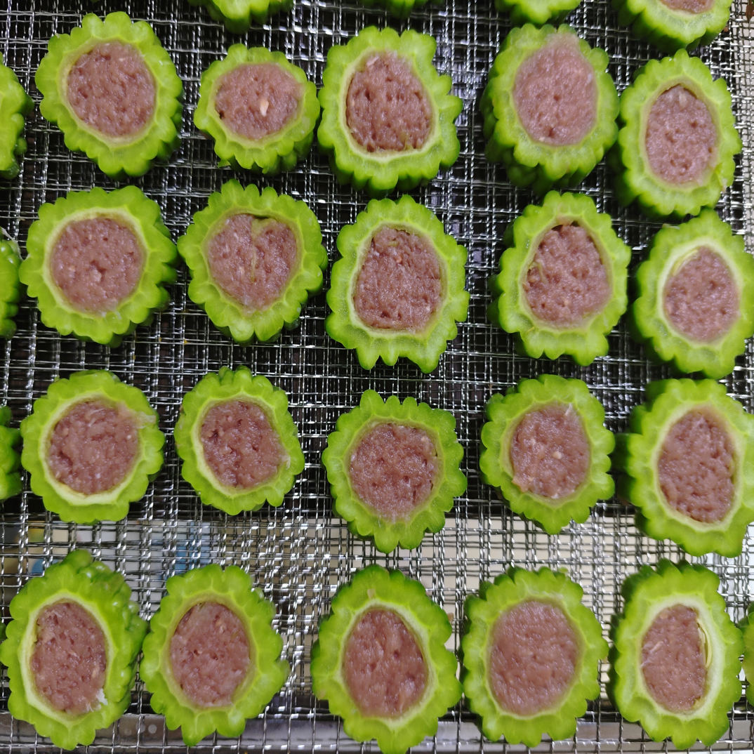 纯手工苦瓜酿鸭肉宠物狗狗零食
