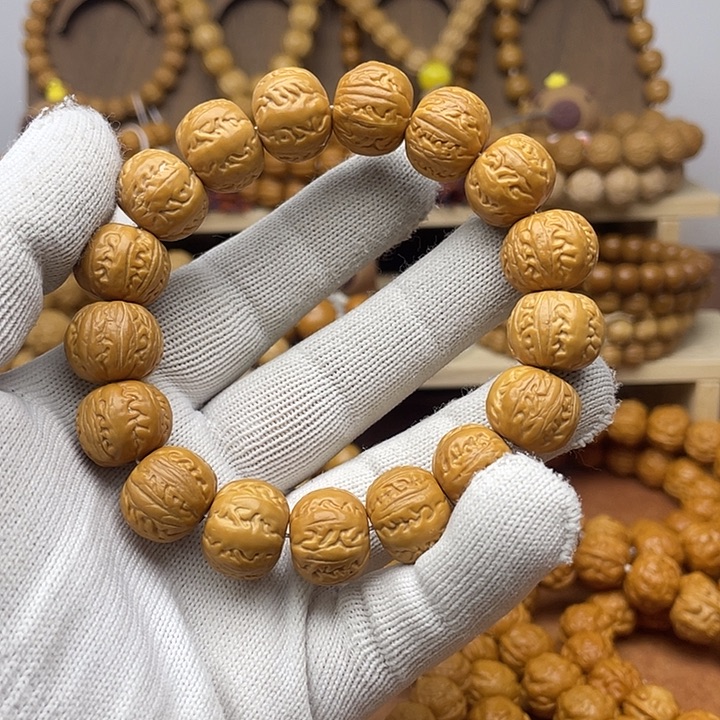 猴头核桃手串 聚宝盆京八棱