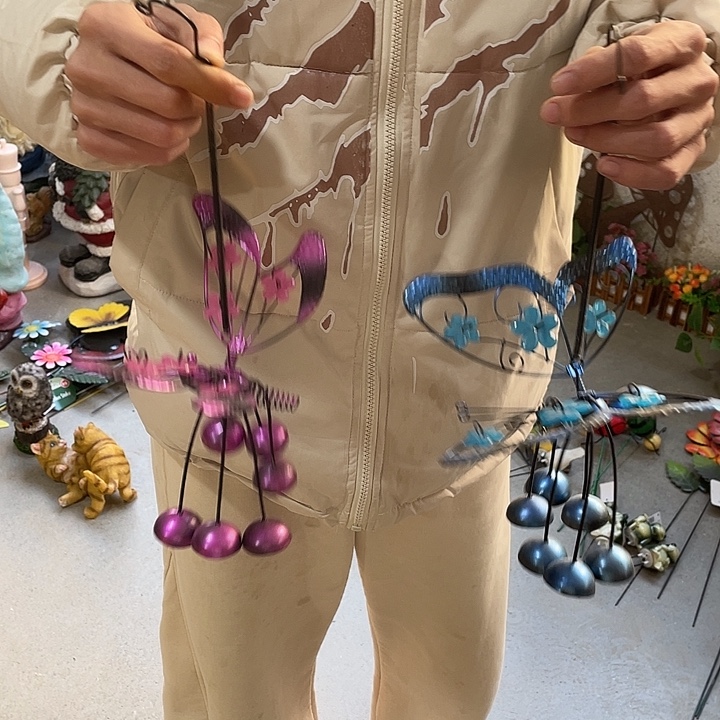 树脂样品样品样品紫色蜻蜓 蓝色蝴蝶