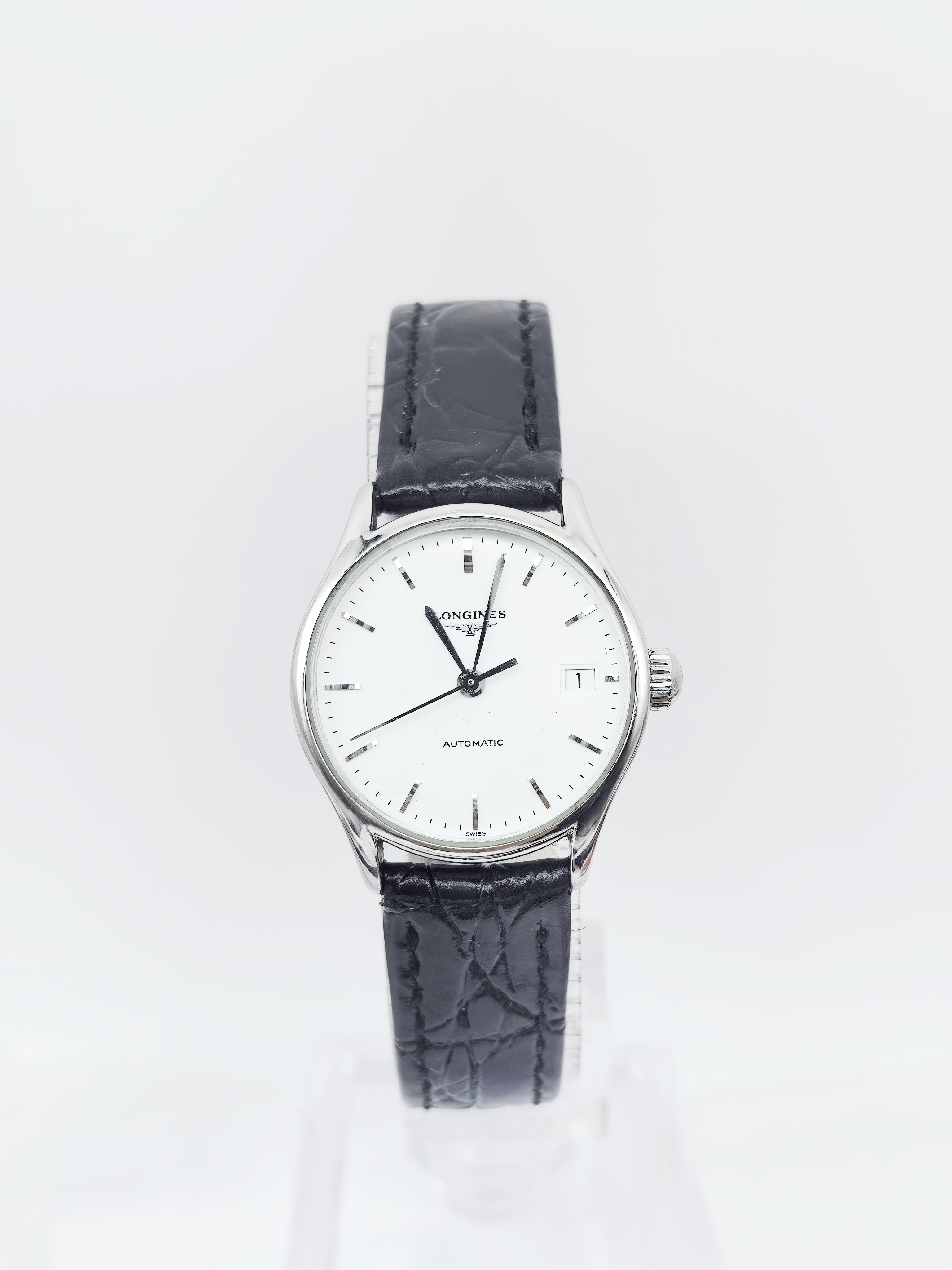 95新 Longines/浪琴 浪琴白盘自动机械女表/表径25.5/女士