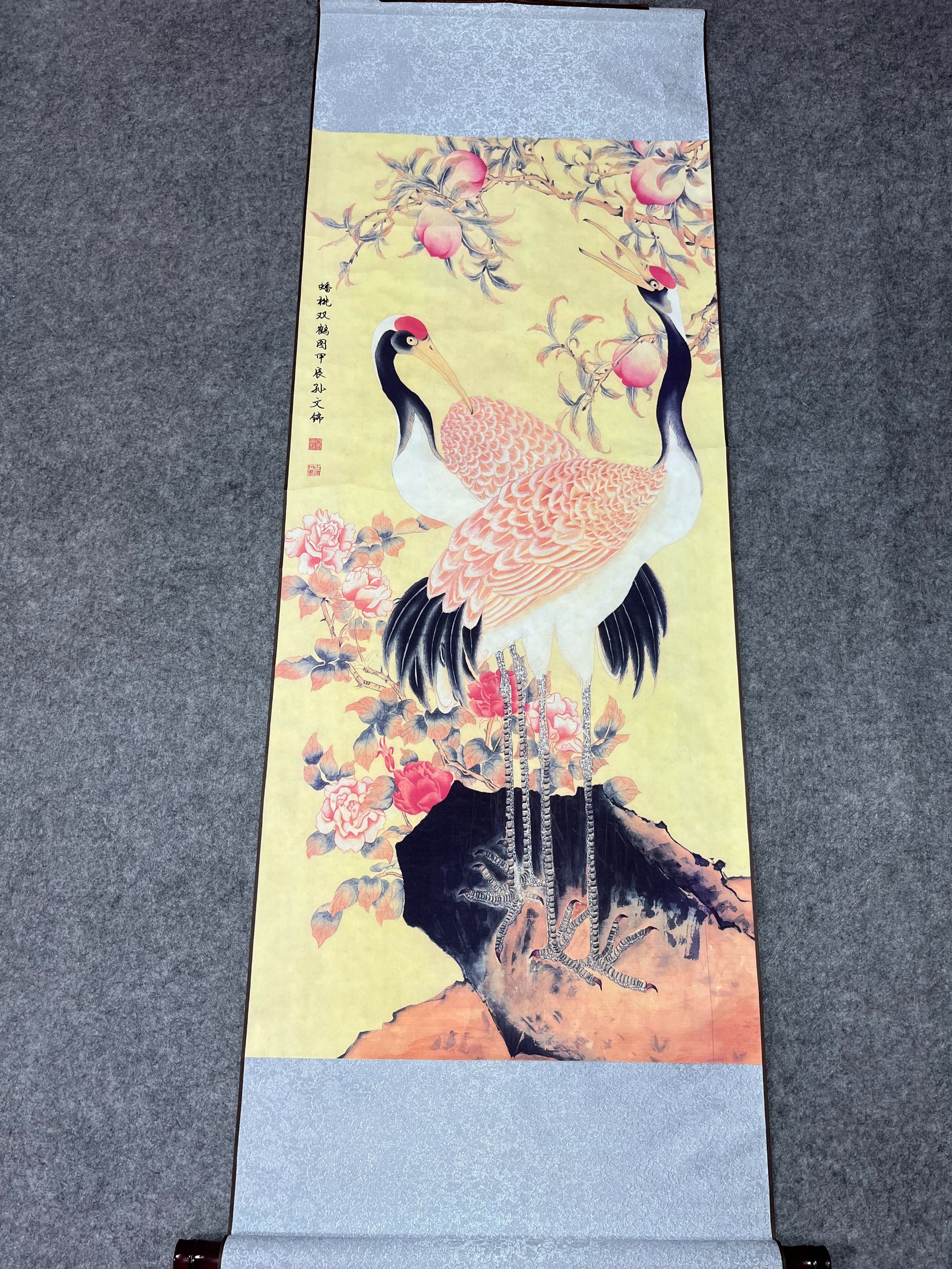 《大蟠桃》 宽45高140 国画5.18