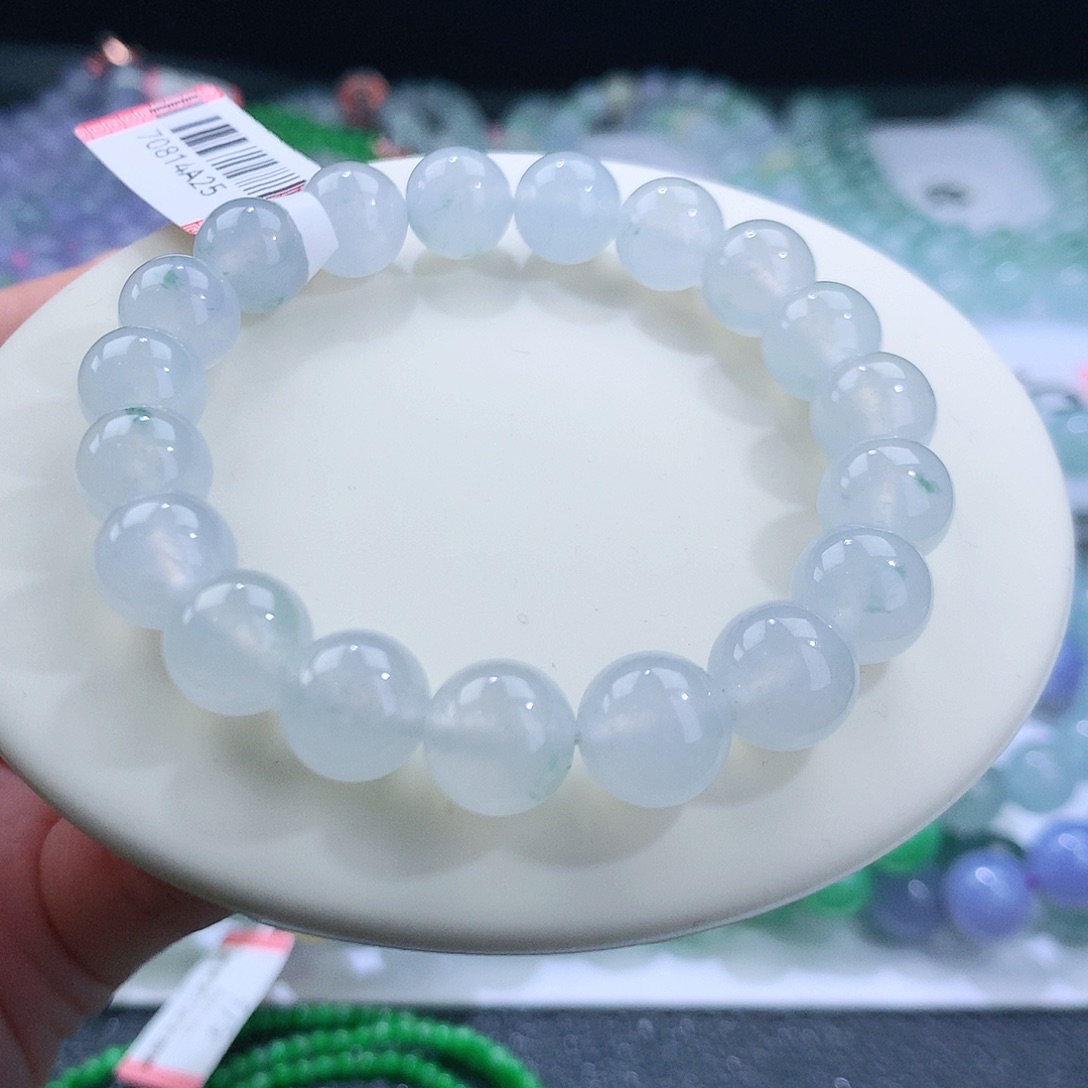 翡翠手串未镶嵌卡10