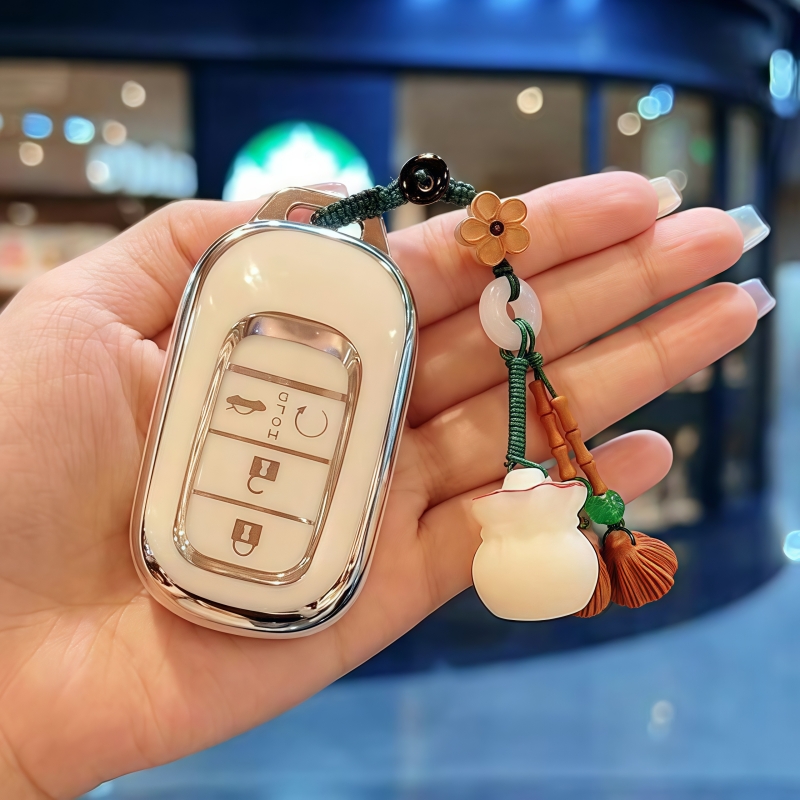 适用本田钥匙套crv十代雅阁思域xrv缤智皓影冠道凌派英诗派飞度扣