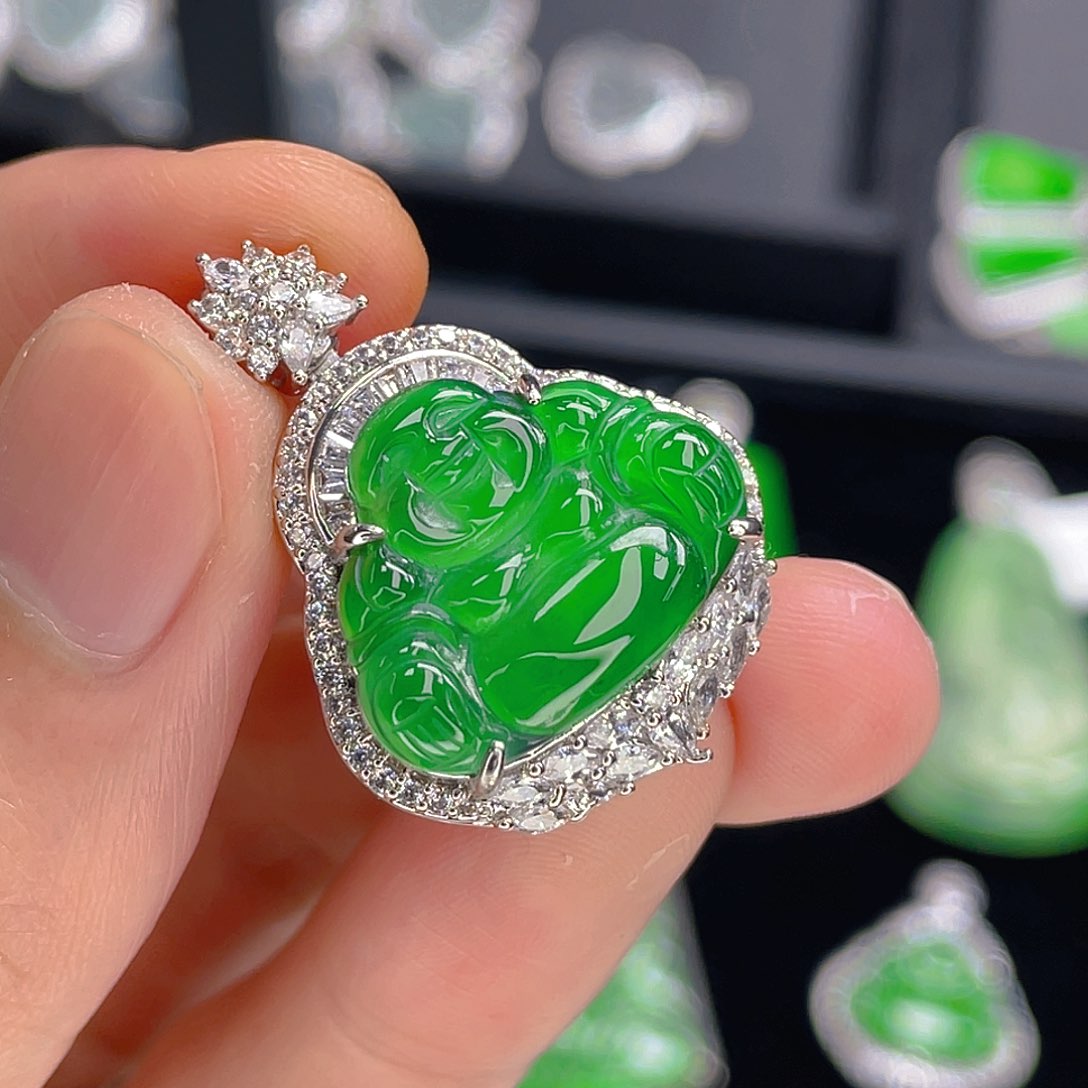 翡翠吊坠(不含链)未镶嵌